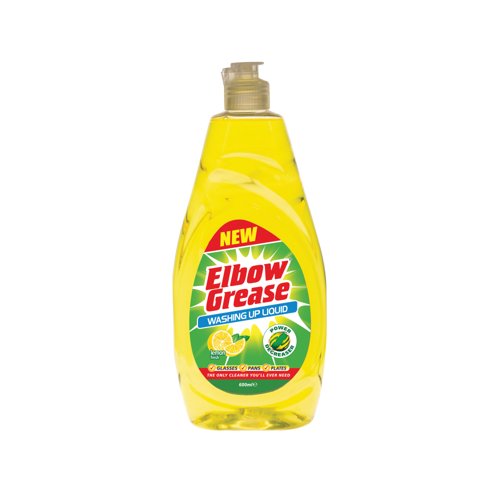 Elbow Grease Washing Up Liquid Lemon 600ml EG83