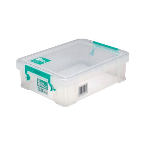 Storestack 2.3 Litre Storage Box W260Xd190Xh70Mm Clear RB90119