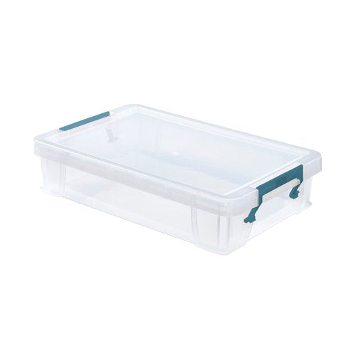 Storestack 5.5 Litre Storage Box W400Xd255Xh80Mm Clear RB90121