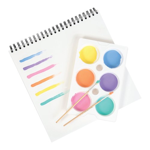 Ready Mixed Paint 500ml Pastel Assorted (Pack of 6) 005158