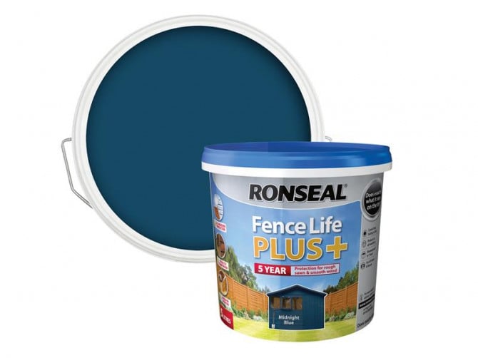 Ronseal Fence Life Plus+ Midnight Blue 5 Litre.
