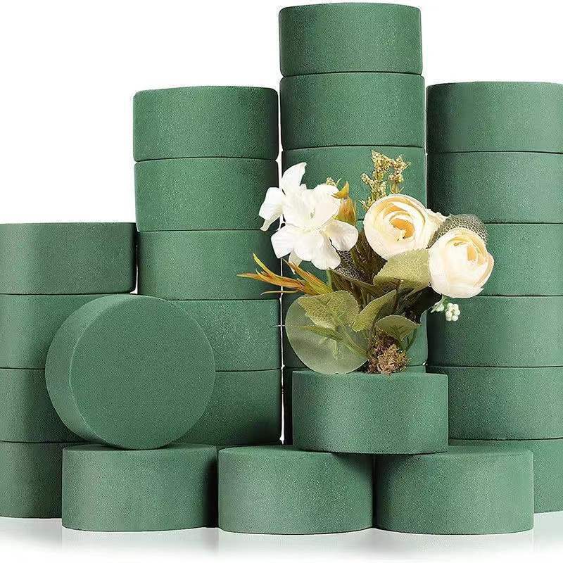 OASIS® Ideal Floral Foam Cylinders 3 Pack Retail Wrapped.