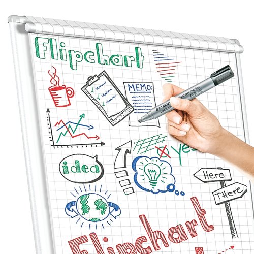Staedtler Flipchart Marker Assorted (6 Pack) 356Wp6