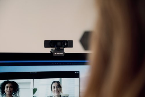 Verbatim AWC-03 Ultra HD 4K Autofocus Webcam Dual Microphone 49580