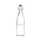 Kilner Branded Traditional Vintage Style Square Airtight Clip Top Preserve Glass Bottles, 0.55 Litre