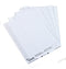 Rexel Crystalfile Crystal Link Card Inserts White (Pack 45) 3000039 - ONE CLICK SUPPLIES