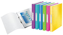 Leitz WOW Ring Binder Polypropylene 2 O-Ring A4 25mm Rings Assorted (Pack 12) 42570099 - ONE CLICK SUPPLIES