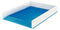 Leitz WOW Dual Colour Letter Tray A4/Foolscap Portrait White/Blue 53611036 - ONE CLICK SUPPLIES