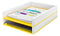 Leitz WOW Letter Tray Dual Colour White/Yellow 53611016 - ONE CLICK SUPPLIES