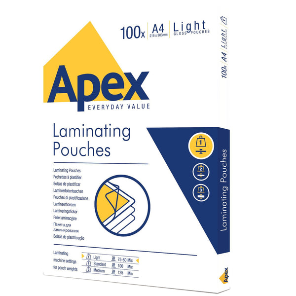 ValueX Laminating Pouch A4 2x75 Micron Gloss (Pack 100) 6003201 - ONE CLICK SUPPLIES