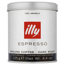 Illy Dark Roast Coffee 125g - ONE CLICK SUPPLIES