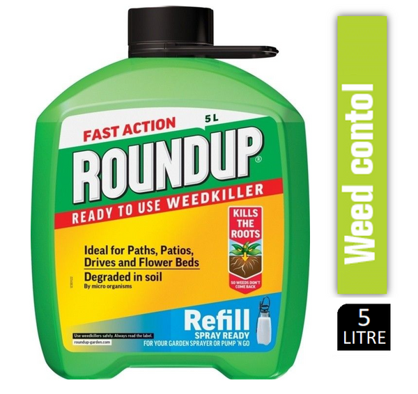 Roundup Total Weedkiller Refill RTU 5 Litre - ONE CLICK SUPPLIES