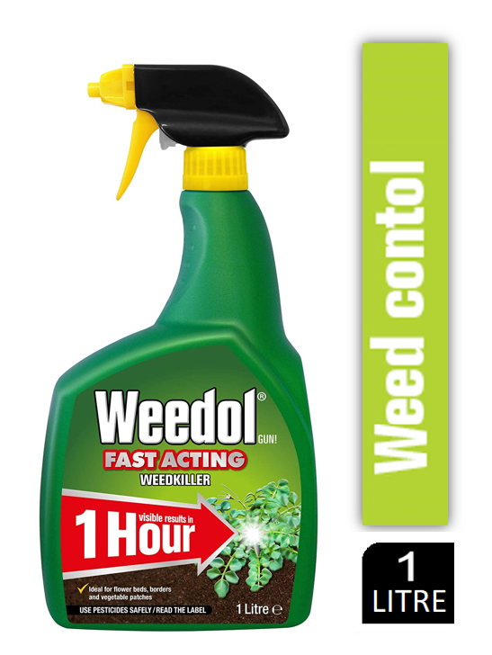 Weedol Fast Acting Weedkiller RTU 1 Litre - ONE CLICK SUPPLIES