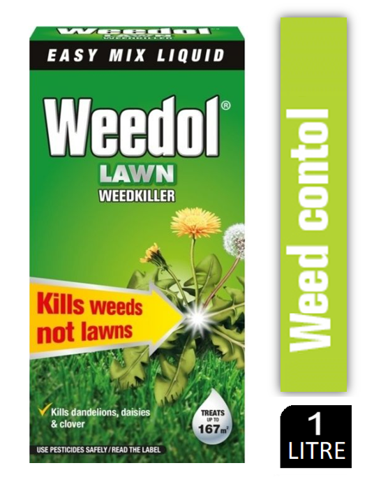 Weedol 1L Lawn Weed Killer Concentrate Liquid - ONE CLICK SUPPLIES