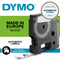 Dymo 45803 D1 LabelMaker Tape 19mm x 7m Black on White S0720830 - ONE CLICK SUPPLIES