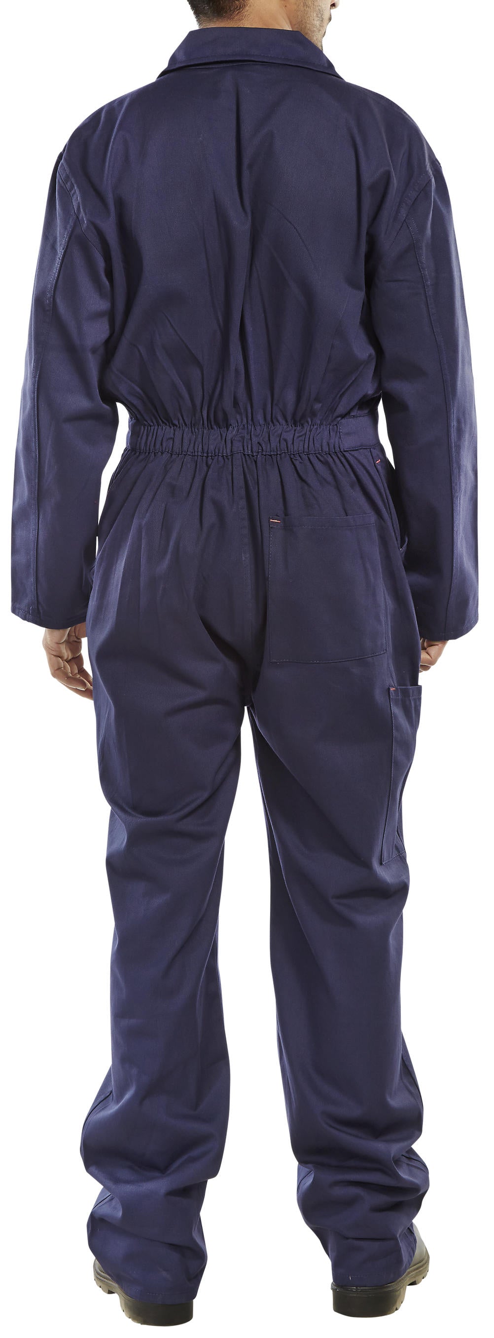 Beeswift Workwear 100% Cotton Navy Boiler Suit {CDBSN} - ONE CLICK SUPPLIES
