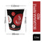 NEW Belgravia 12oz Red & Black Ripple Paper Cups 25s - ONE CLICK SUPPLIES