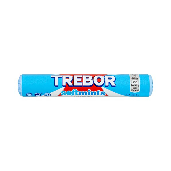 Trebor Softmints Spearmint Mints Roll 40x44.9g - ONE CLICK SUPPLIES