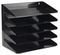 Avery 5-Tier Steel Letter Rack (Black) - ONE CLICK SUPPLIES