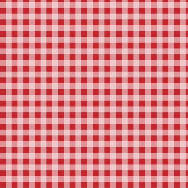 Greaseproof Red Gingham Paper 250x200mm Pack 100's - ONE CLICK SUPPLIES