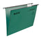 Leitz Ultimate Clenched Bar Foolscap Suspension File Card 15mm V Base Green (Pack 50) 17440055 - ONE CLICK SUPPLIES