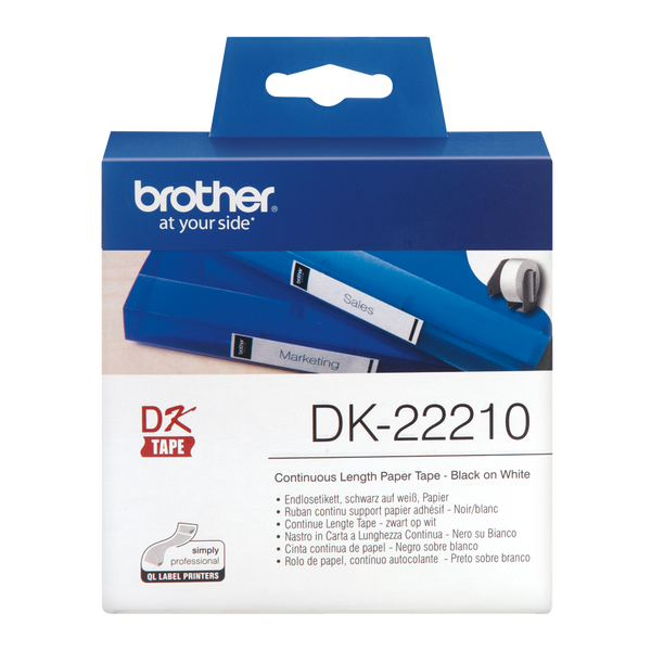 Brother Continuous Paper Roll 29mm x 30m - DK22210 - ONE CLICK SUPPLIES