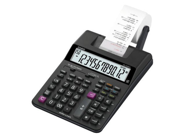 Casio HR-150RCE 12 Digit Printing Calculator Black HR-150RCE-WA-EC - ONE CLICK SUPPLIES