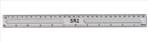 ValueX Plastic Ruler 30cm Clear - 796500/SINGLE - ONE CLICK SUPPLIES