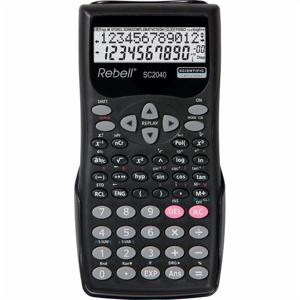 Rebell RE-SC2040 BX 12 Digit Scientific Calculator Black RE-SC2040 BX - ONE CLICK SUPPLIES