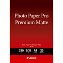 Canon PM-101 Premium A4 Matte Photo Paper 20 sheets - 8657B005 - ONE CLICK SUPPLIES