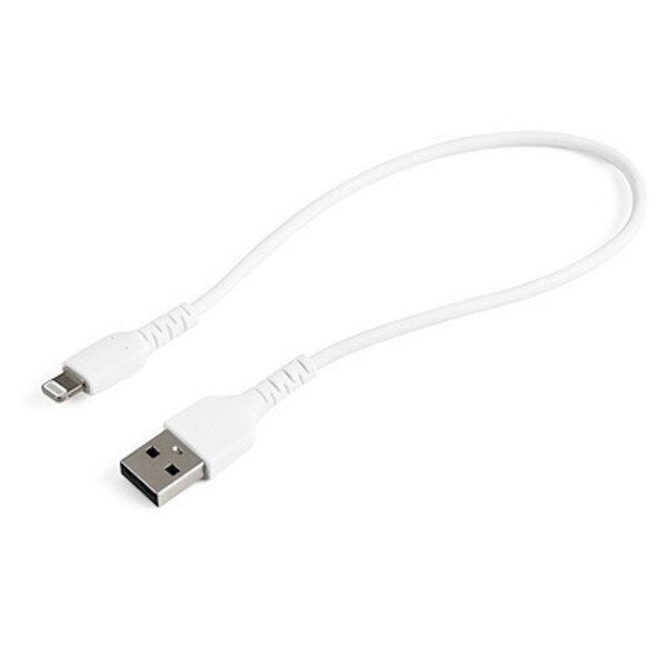 StarTech.com 50cm (20in) USB to Lightning Cable, MFi Certified, Coiled –