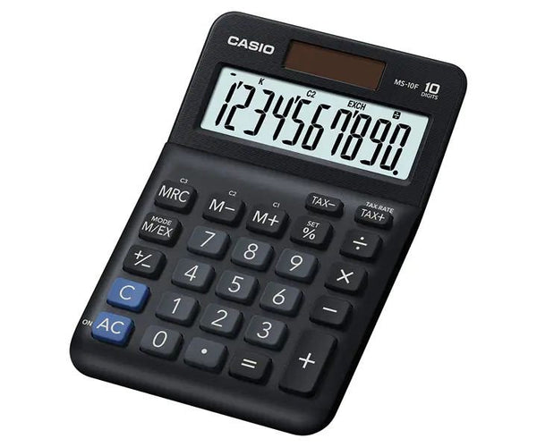 Casio MS-10F 10 Digit Desk Calculator MS-10F-WA-EP - ONE CLICK SUPPLIES