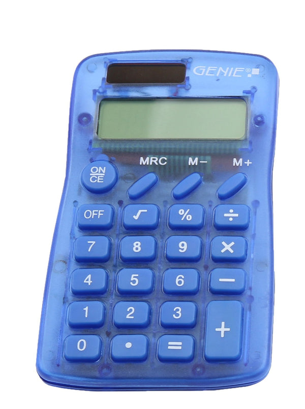 ValueX 8 Digit Pocket Calculator Blue 12595 - ONE CLICK SUPPLIES