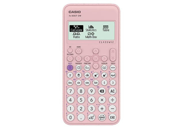 Casio Classwiz Scientific Calculator Pink  FX-83GTCW-PK-W-UT - ONE CLICK SUPPLIES