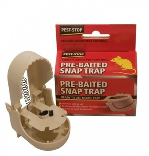 Pest-Stop Pre-Baited Snap-Trap {PSSTMB} - ONE CLICK SUPPLIES