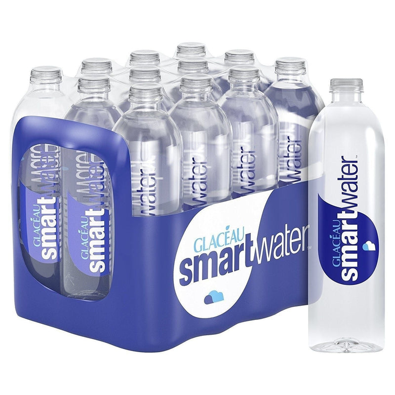 Glaceau Smartwater Natural Mineral Water Bottle Plastic 24 x 600ml - ONE CLICK SUPPLIES