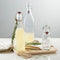 Kilner Branded Traditional Vintage Style Square Airtight Clip Top Preserve Glass Bottles, 0.55 Litre