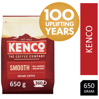 Kenco Smooth Instant Coffee 650g Refill Bag