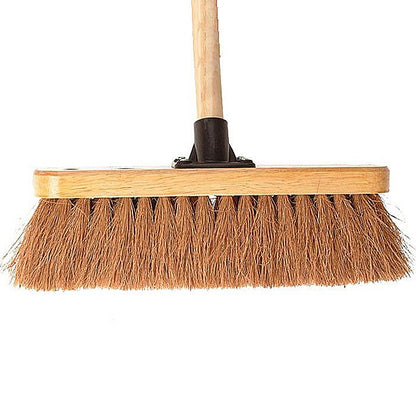 Castledale 12 Inch Coco Brush Head with Plastic Pole Socket