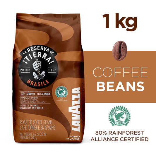 Lavazza La Reserva de Tierra Brasile 100% Arabica Beans 1Kg