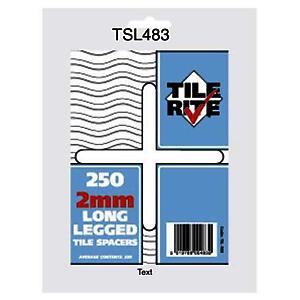 Tilerite Tile Spacers 2mm x 250 Pack