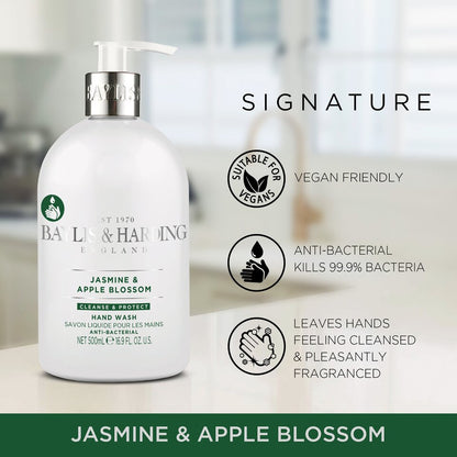 Baylis & Harding Jasmine & Apple Blossom Anti Bacterial Hand Wash 500ml