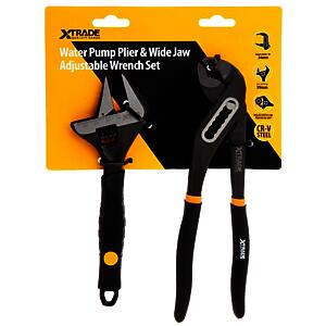 Water Pump Plier & Adj Wrench Set