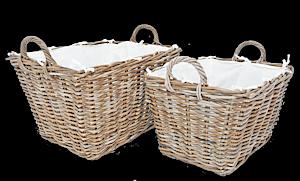 RATTAN BASKET GROSVENOR SET OF 2