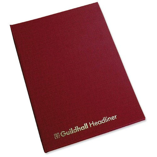Guildhall Headliner Account Book 38 Series 6 Column