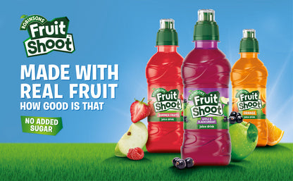 Robinsons Fruit Shoots Orange Flavoured Juice Drink 4 x 200ml *NO ADDED SUGAR*