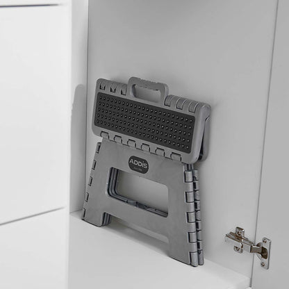 Addis Folding Step Stool Grey 23cm High