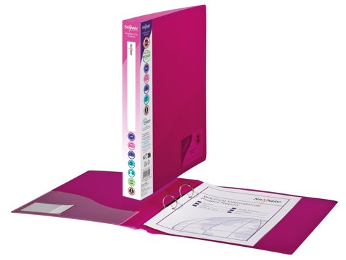 Snopake 2 Ring Binder 25mm A4 Electra Assorted (Pack of 10) 10165