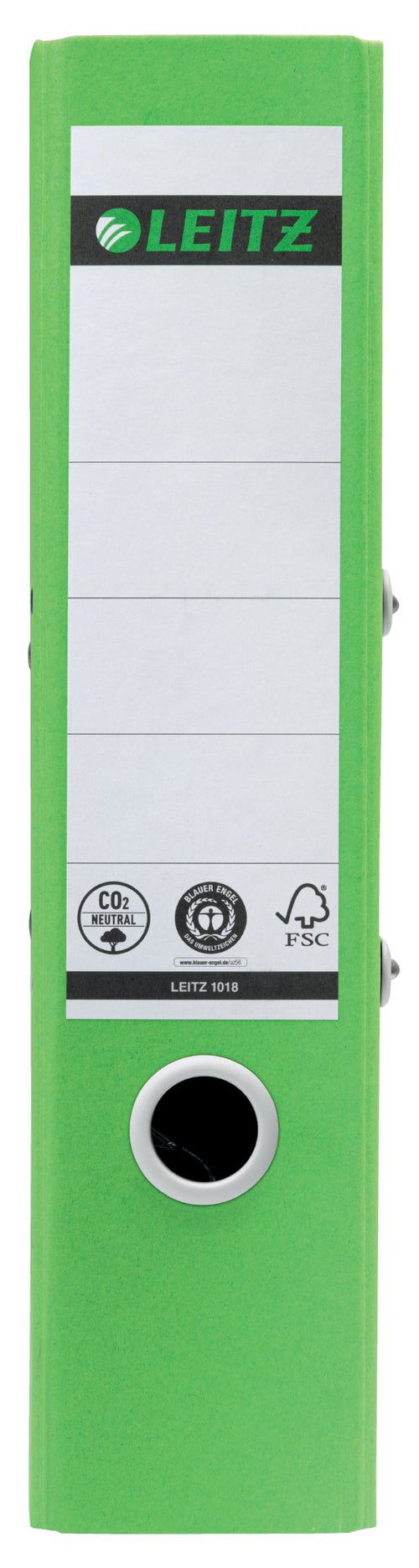 Leitz 180 Recycle Lever Arch File A4 80mm Spine Green 10180055
