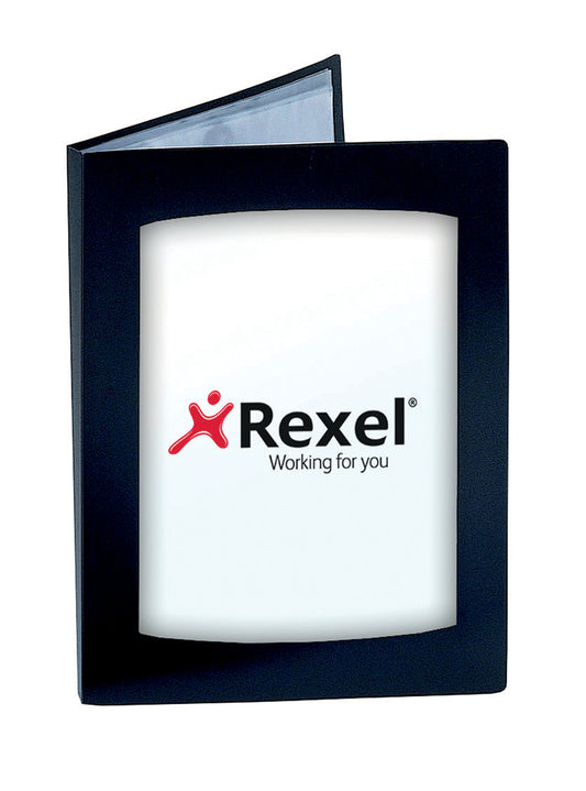 Rexel Clearview A3 Display Book 24 Pocket Black 10405BK